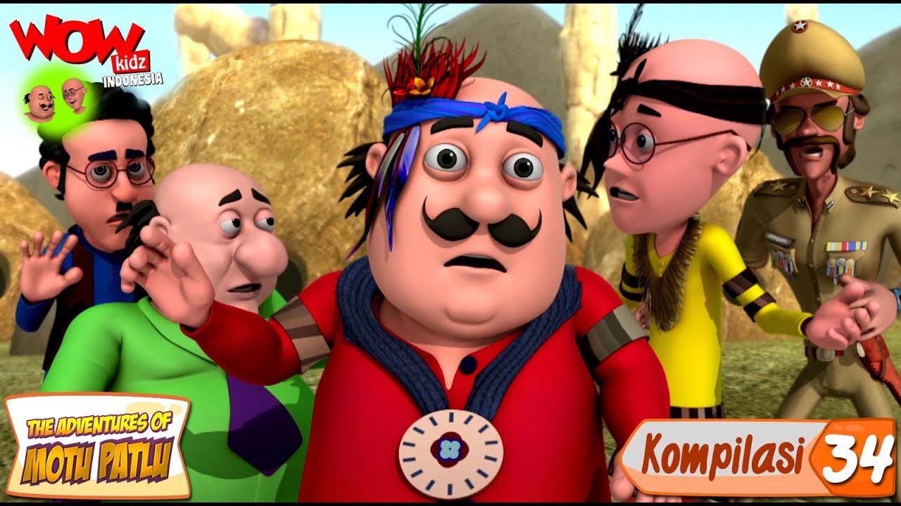 Kompilasi - 34 | Motu Patlu dalam Bahasa - Animasi 3D Kartun | WowKidz Indonesia