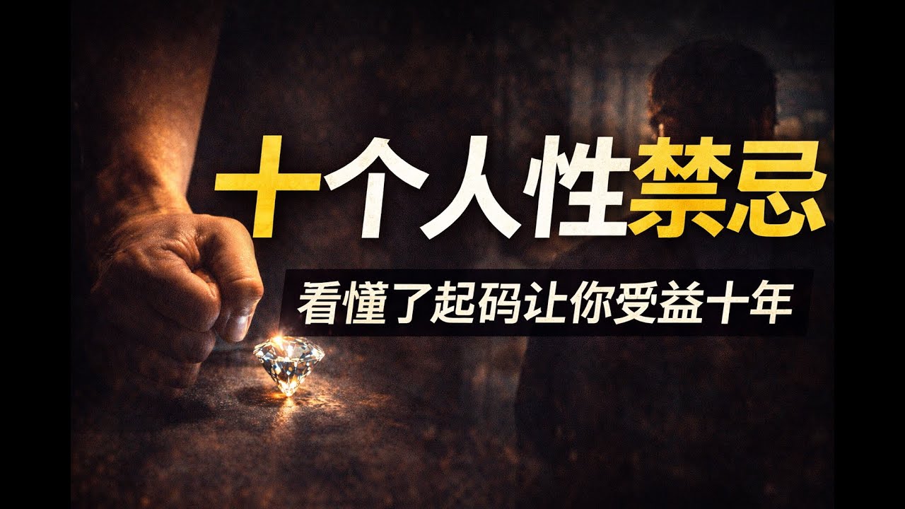 10 条人性禁忌，记住 1 条，少走 3 年弯路～女生必看！踩坑 5 年总结的人性真相！ #职场成长  #工作方法 #商业思维  #思维模型 #自我提升