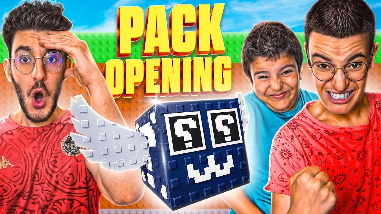 BATAILLE DE PACK OPENING SUR ROBLOX STEAL A BRAINROT AVEC MES PETITS FRÈRES ! J'ai payé 500 euros..