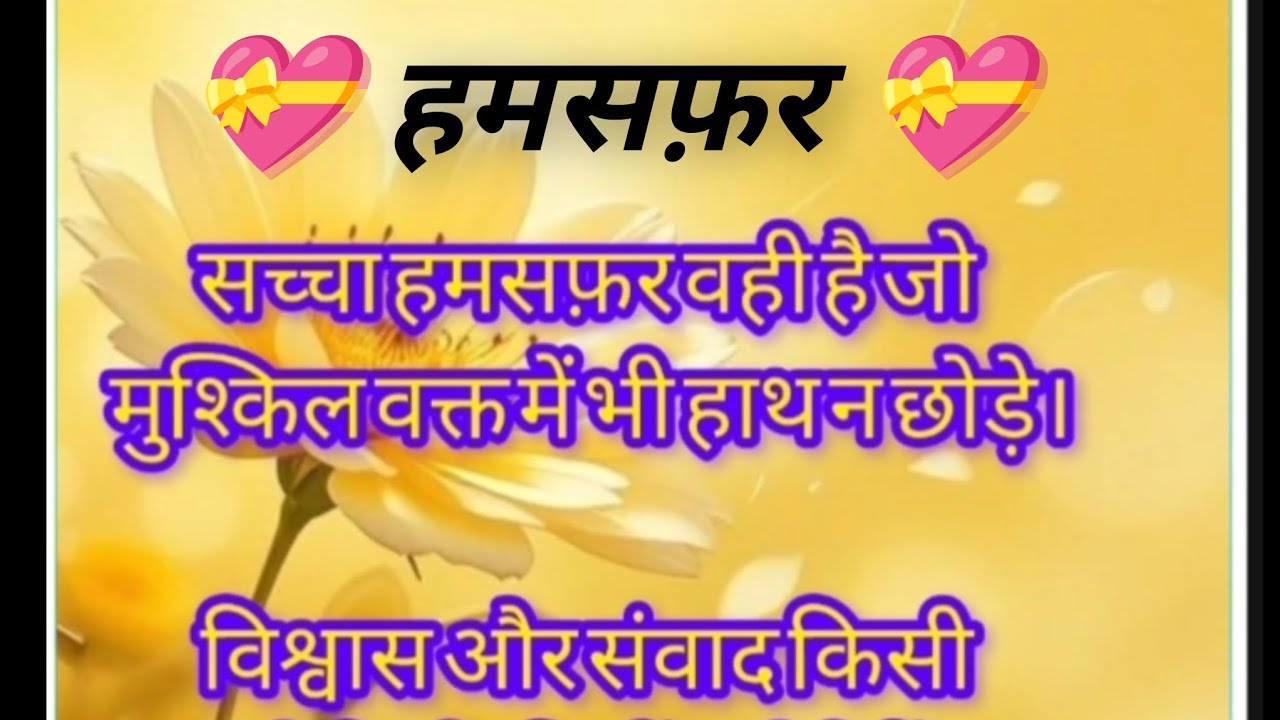 हमसफर एक प्रेरणादायक कहानी | My Humsafar My Strength | Motivational story 