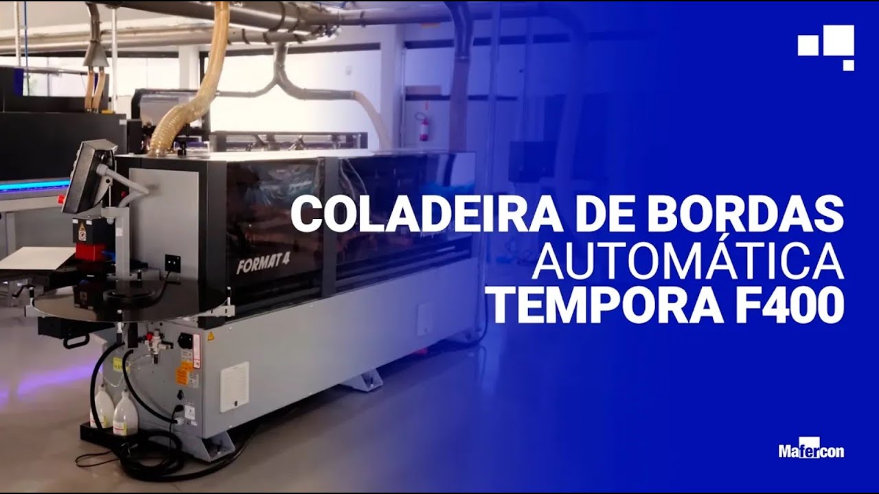 Coladeira de Bordas Automática Tempora F400 da Felder Group - Review Completo.