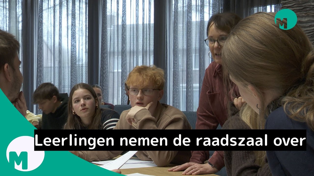 Leerlingen nemen de raadszaal over I Omroep Meierij