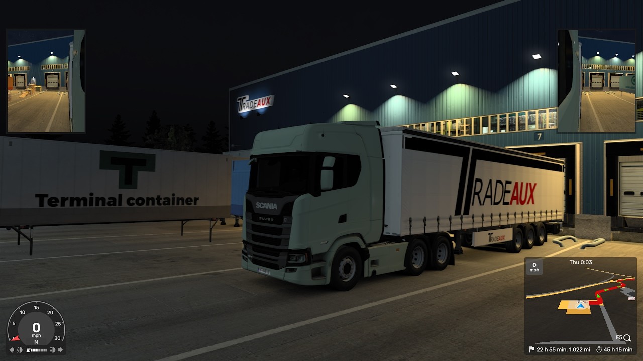 Euro Truck Simulator 2 Scania 460 S Super Klagenfurt to Felixstowe