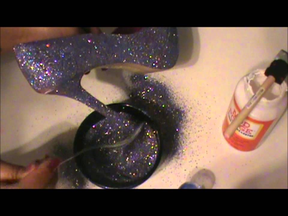 DIY Glitter Heel :))