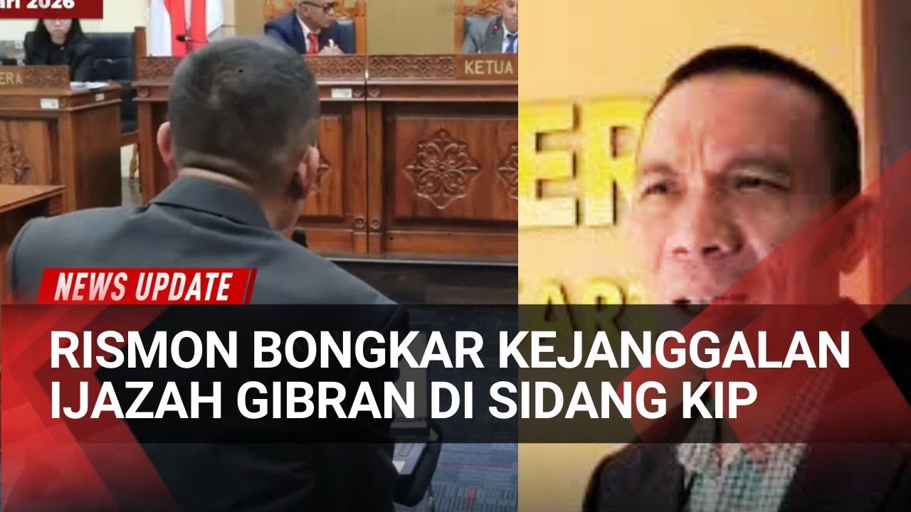 PECAH! Rismon Bongkar Kejanggalan Ijazah Gibran di Sidang KIP: 