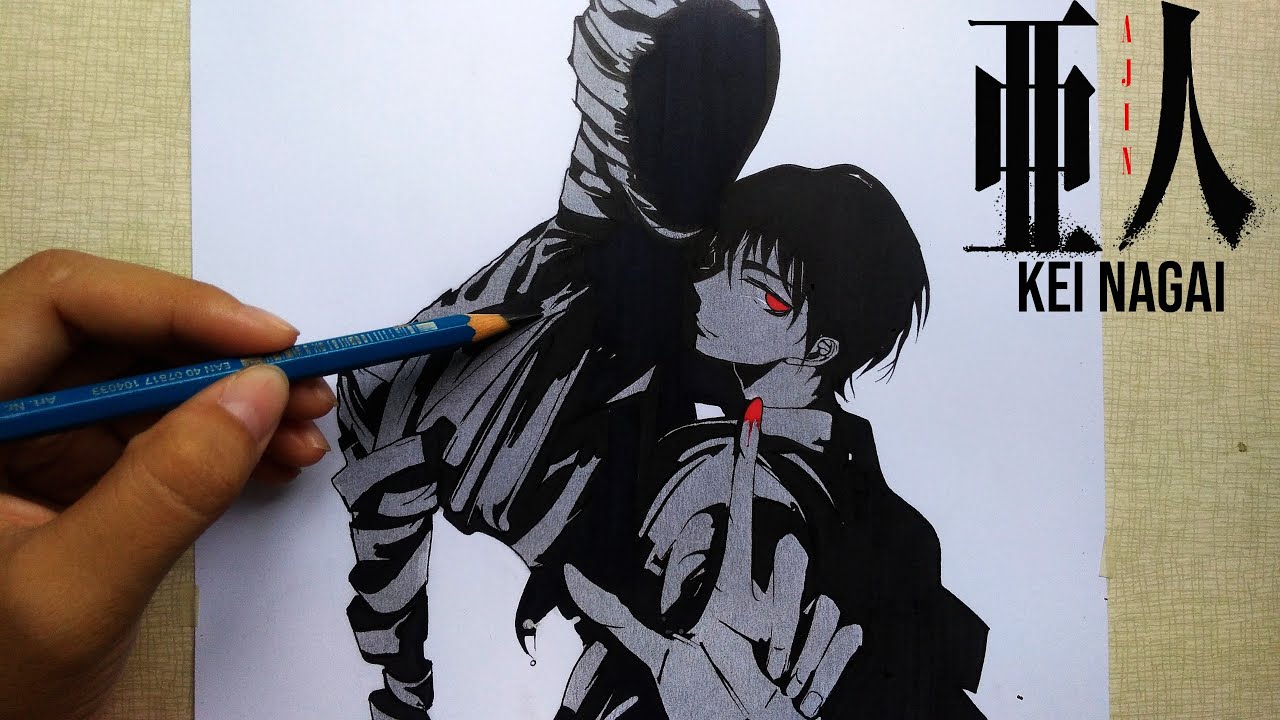 Speed Drawing Kei Nagai from Ajin