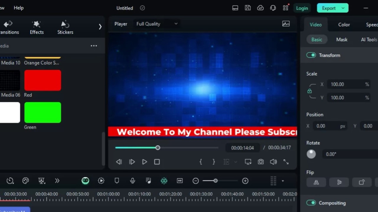 How To Make Scrolling Text In Filmora Video Editting@fxtechsolution