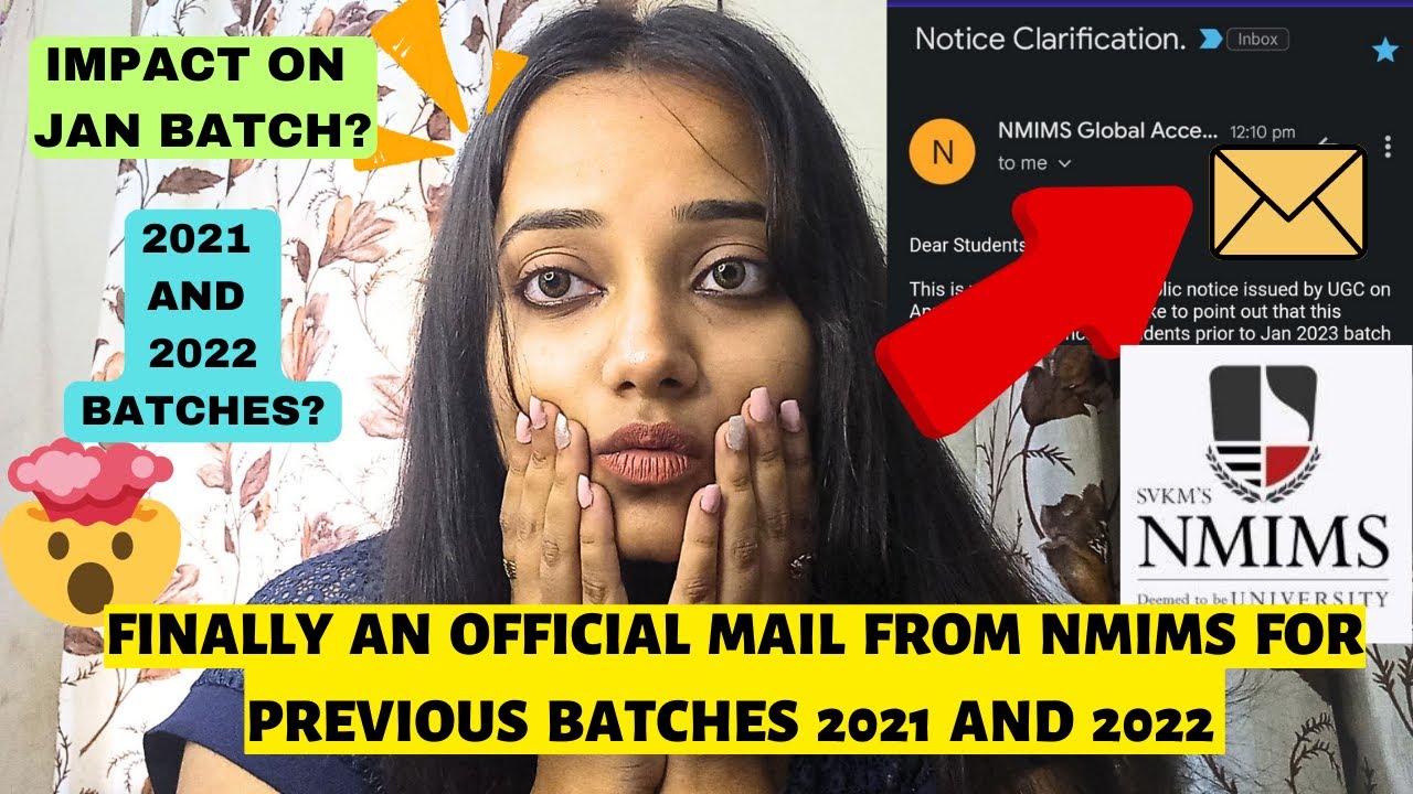 FINALLY AN OFFICIAL UPDATE FROM NMIMS | IMPACT on PREVIOUS 2021 AND 2022 BATCHES | DEGREE VALIDITY |