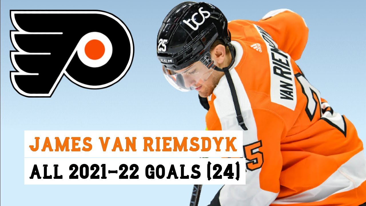James Van Riemsdyk (#25) All 24 Goals of the 2021-22 NHL Season