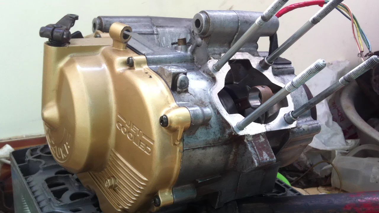 Ráp piston bạc xe 2 thì Suzuki xipo Sport RGV 120