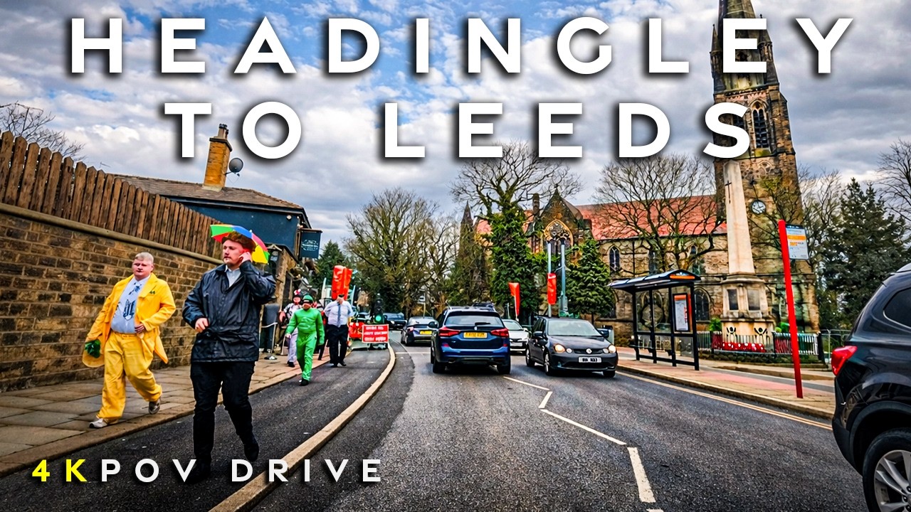 Headingley to Leeds | Weekend POV Drive 4K