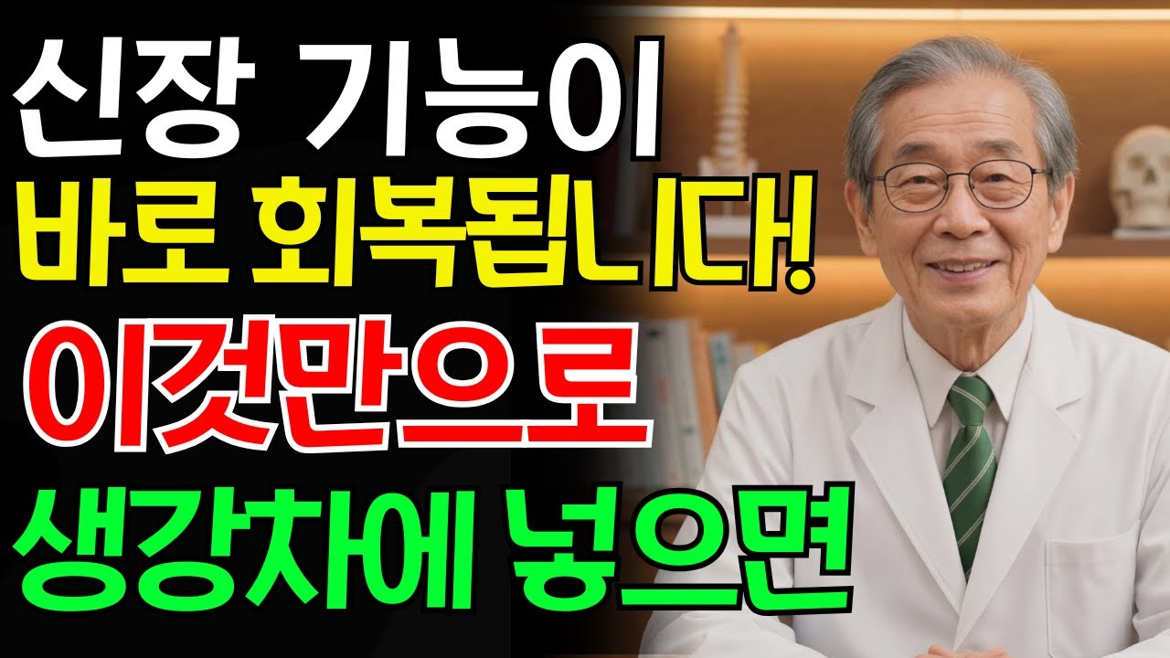 이렇게 생강을 먹으면 신장 질환이 완전히 사라지고, 노인의 건강이 회복됩니다! | 신장 | 신장건강 | 시니어건강