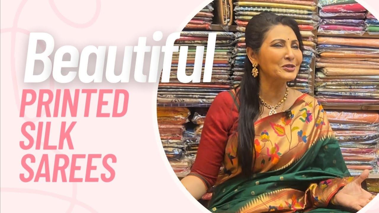 Printed Silk Sarees for Effortless Traditional Style