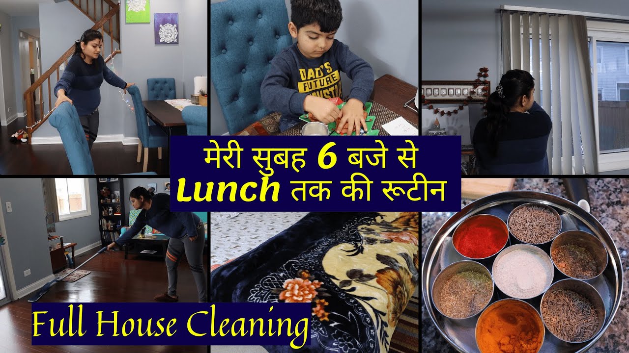 MY WINTER PRODUCTIVE MORNING ROUTINE~ Full House Cleaning WITHOUT HOUSE HELP /MAIDS~Real Homemaking