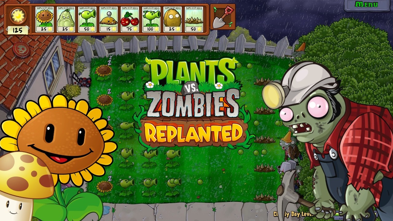 Пасмурные дни - Plants vs. Zombies Replanted #7