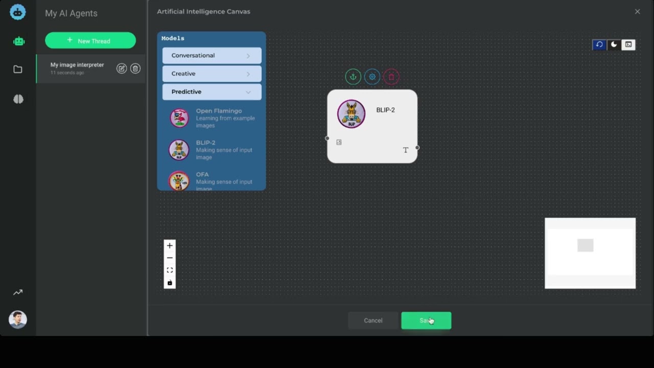 Creating an AI agent for computer vision