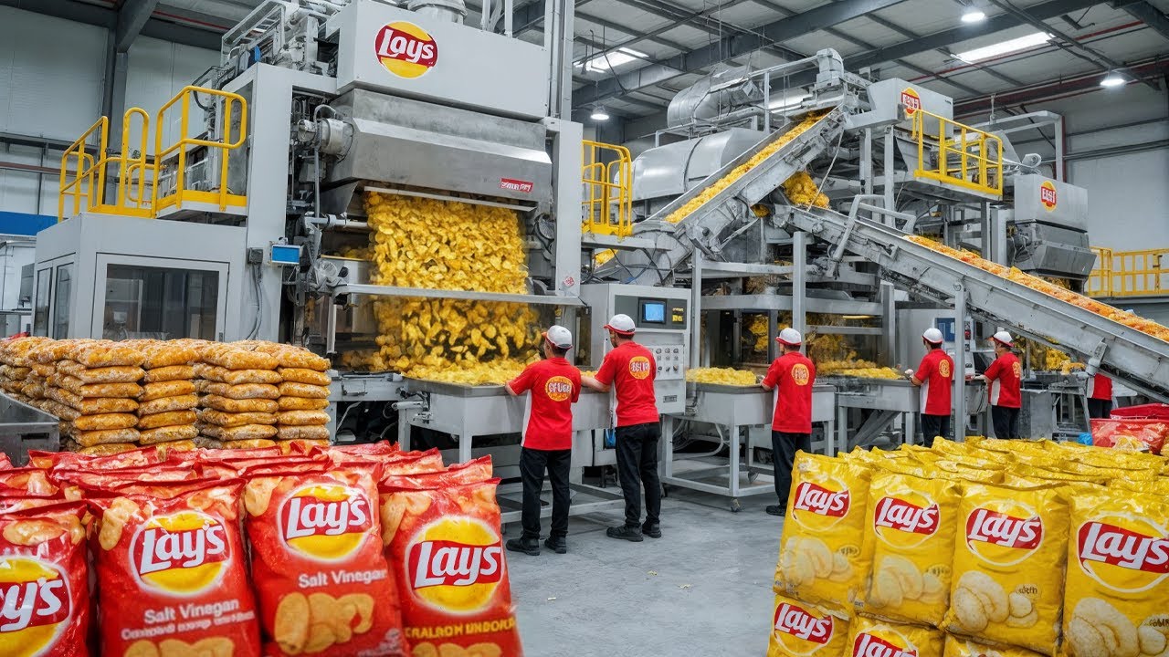 How Potato Chips Are Made in Factory | Inside the Lay&rsquo;s Factory