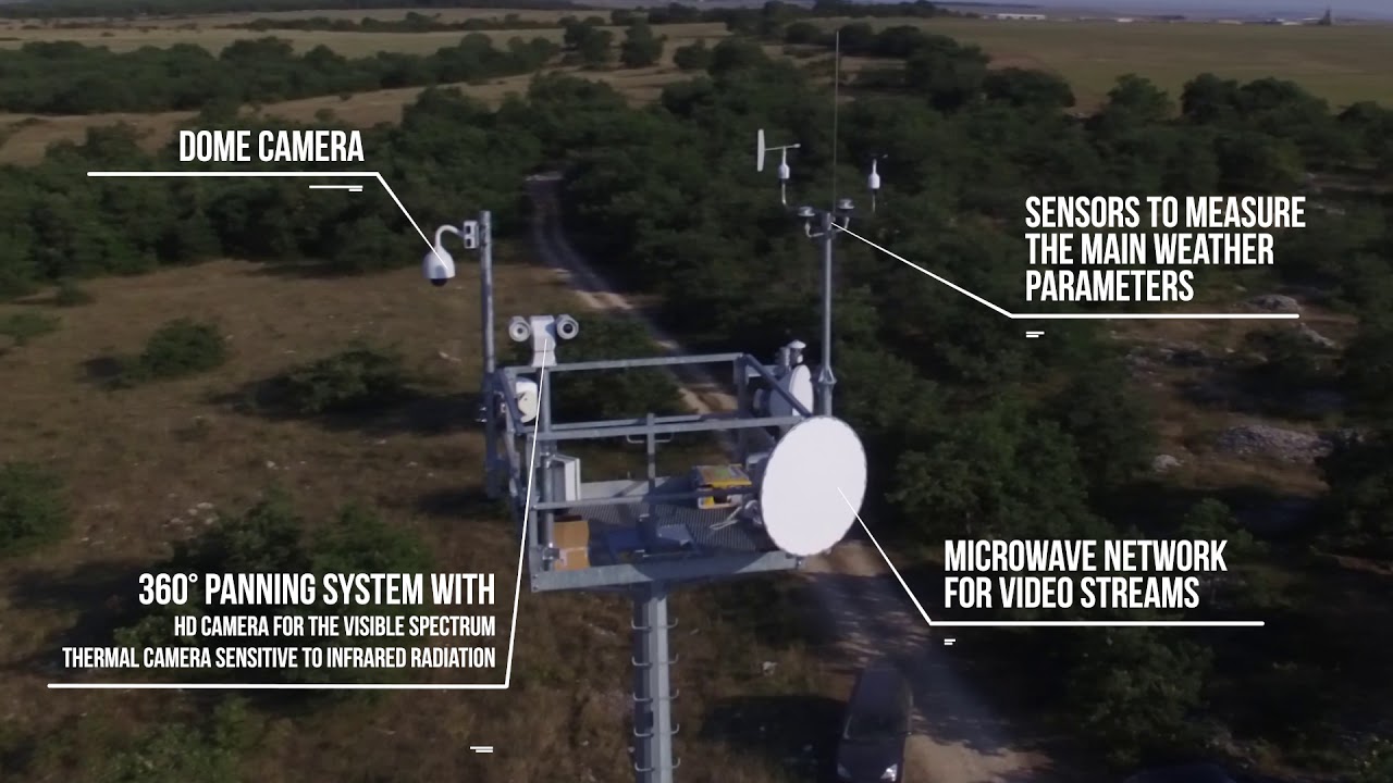 CAE | Wildfire monitoring and early warning system