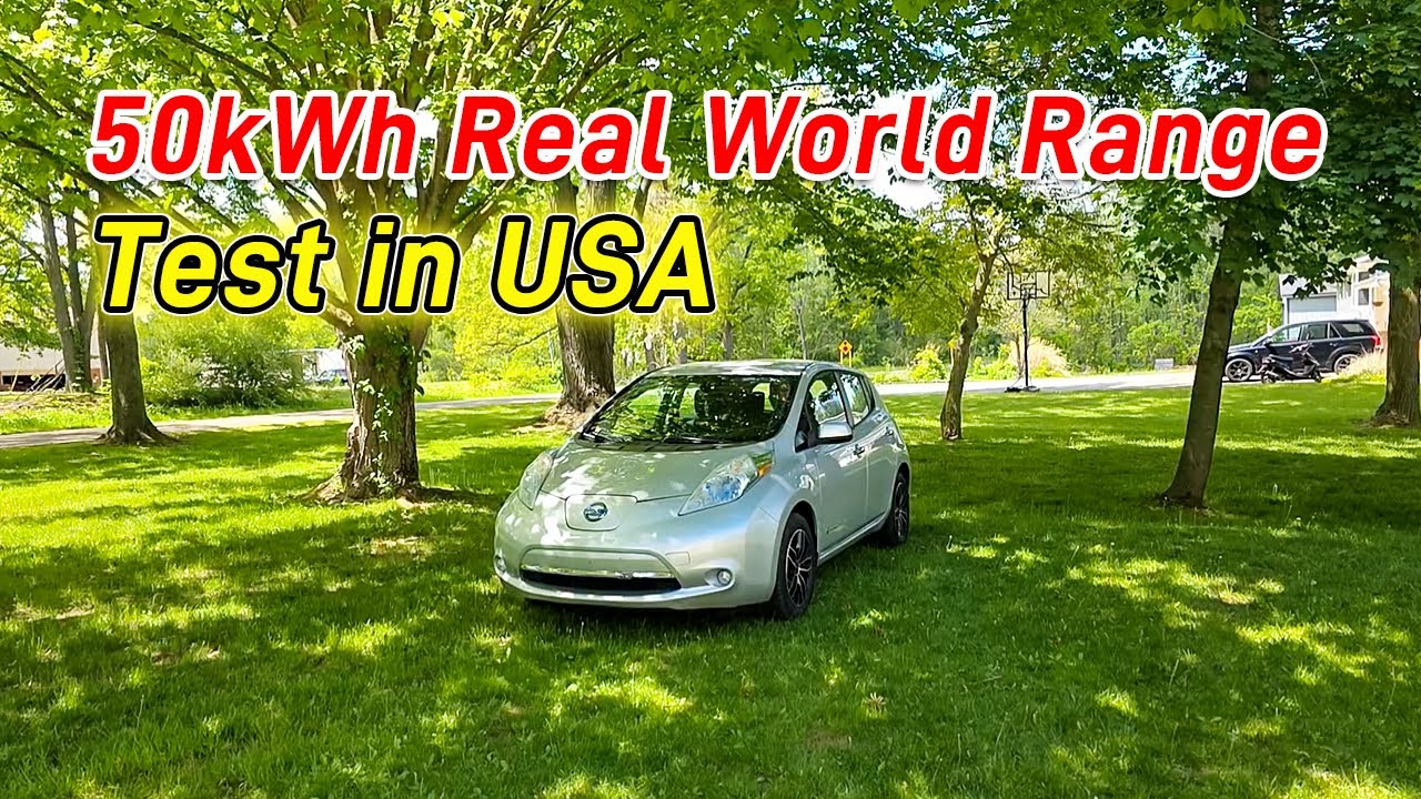 VIVNE 50kWh Nissan Leaf Battery Range Test in USA