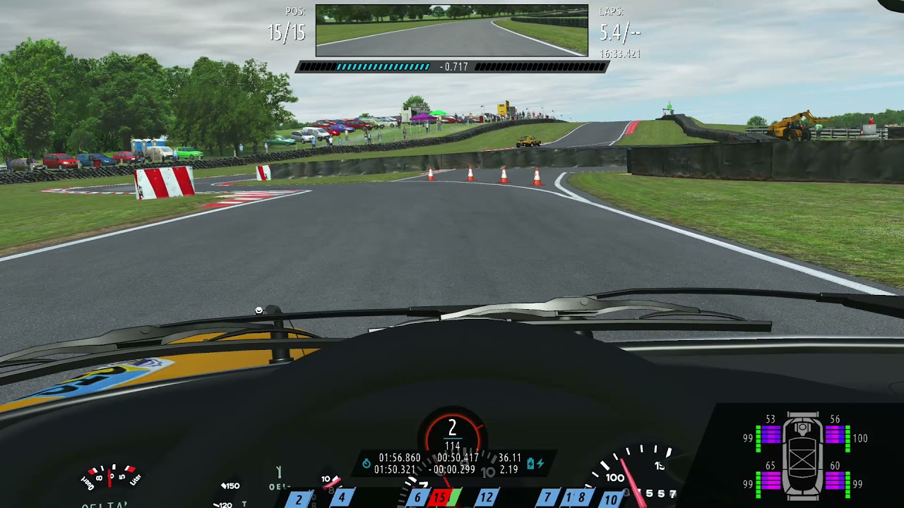 rFactor 2 Porsche 911 RSR 1973 V1.31@Oulton Park International