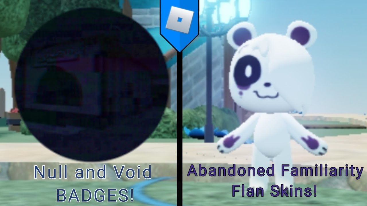 HOW TO GET Null and Void BADGES and Abandoned Familiarity Flan Skins! Flavor Frenzy (ROBLOX)