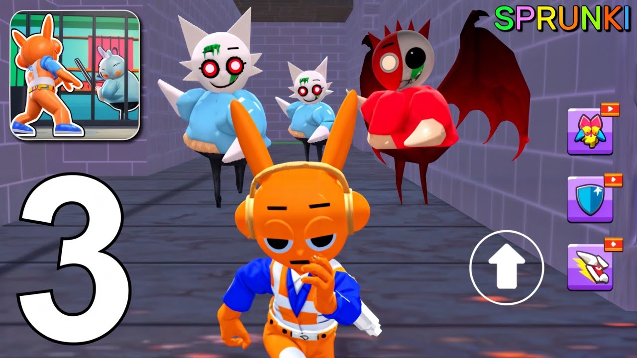 Prison Breakout: Sprunk Escape - Gameplay Walkthrough Part 3 - Sprunki Prison Escape (Android, iOS)
