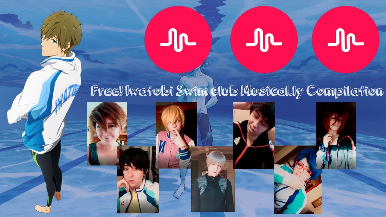 ☆Free! Iwatobi Swim Club Musical.ly Compilation Mar 2017☆