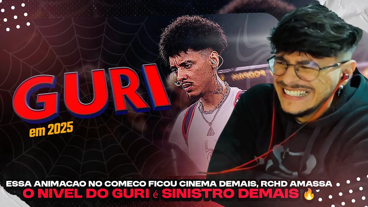 ALAN REAGE A as INCRÍVEIS RIMAS do GURI em 2025! 🕷️ | REACT