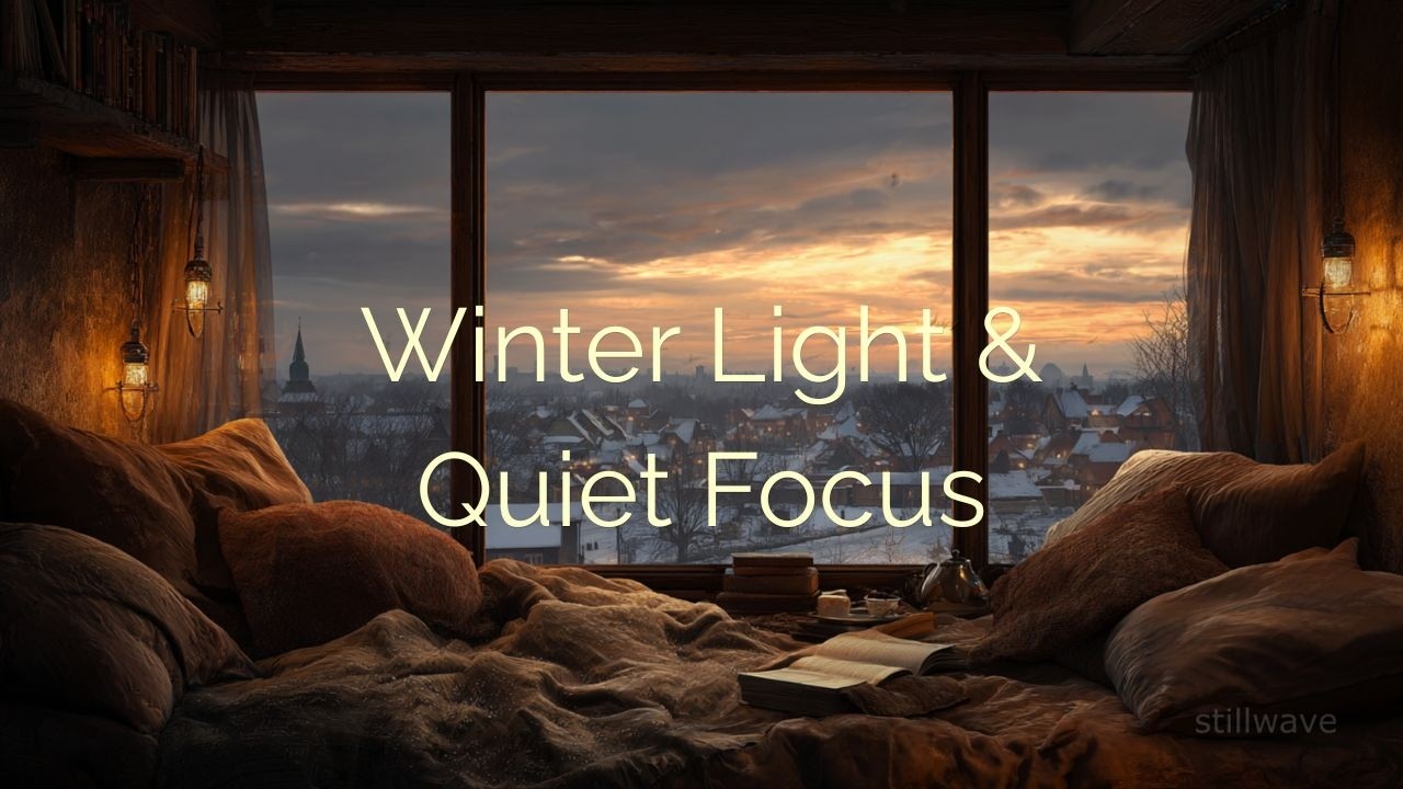 Winter Light & Quiet Focus | 50 Min Reflective Ambient Piano