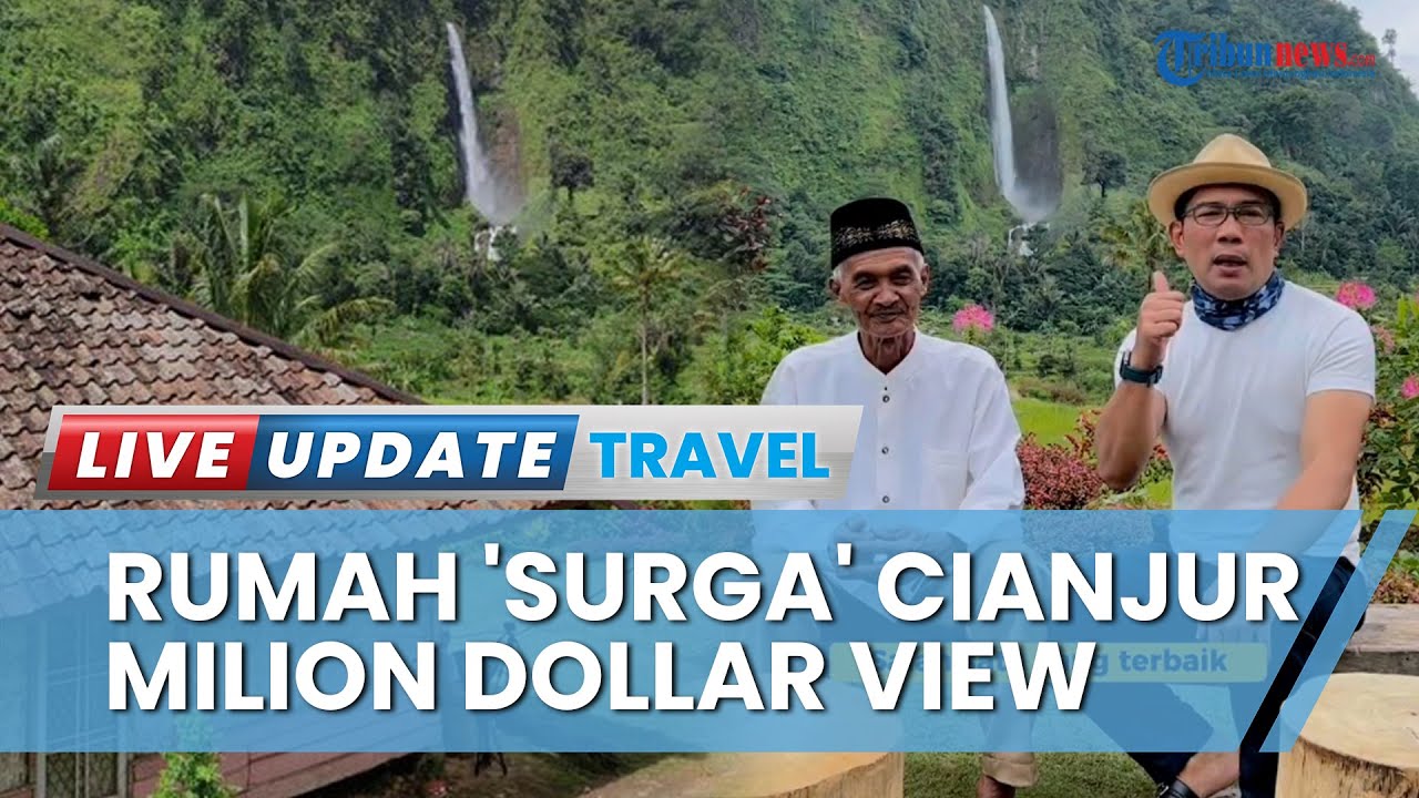 Sambangi Rumah 'Surga' Cianjur, Ridwan Kamil Kagum Keindahan Curug Citambur: Milion Dollar View