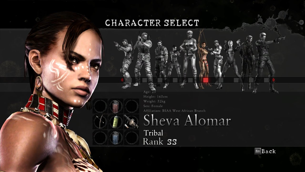 Resident Evil 5 The Mercenaries Sheva Tribal Public Assembly Full 150 Combo