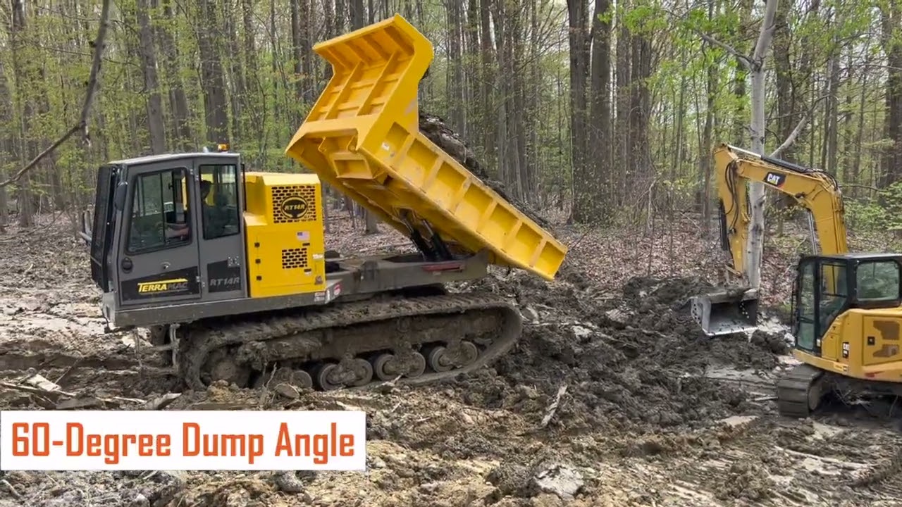Terramac RT14R 360-Degree Rotating Crawler Carrier - 8.3 PSI LOADED Ground Pressure!