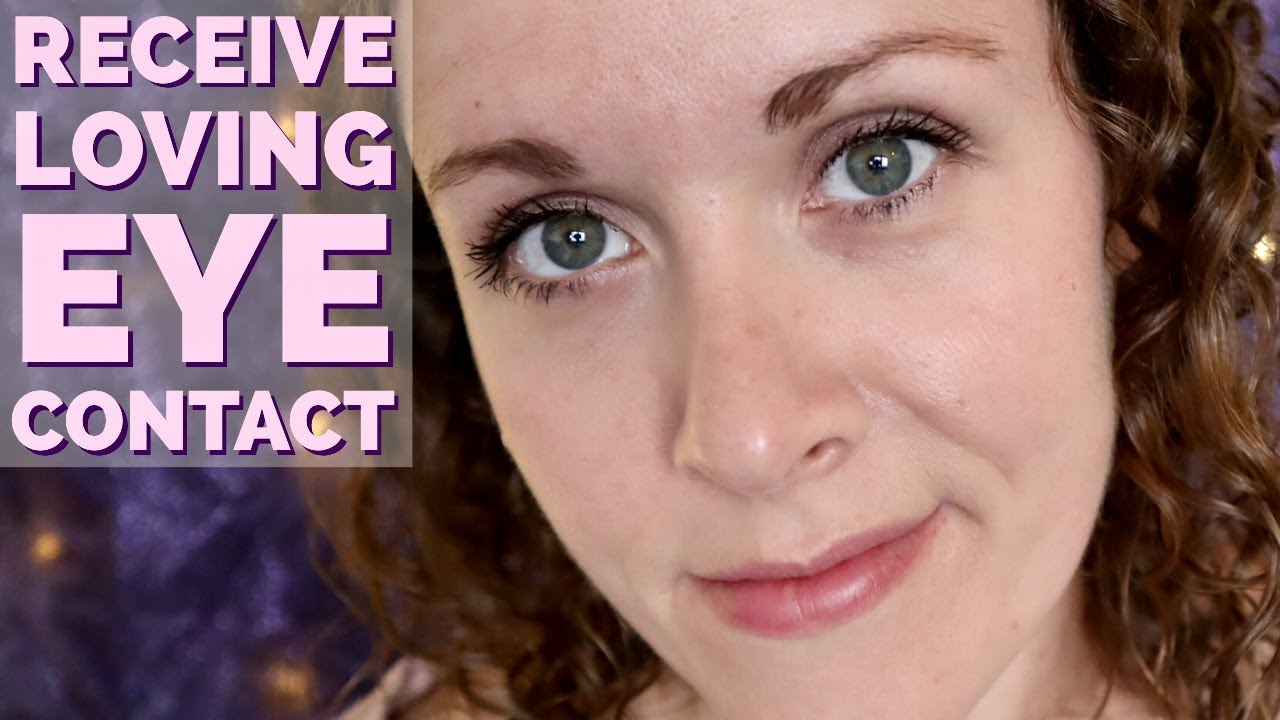 ASMR Eyes on YOU! 💞 Eye gazing, light touching, no talking
