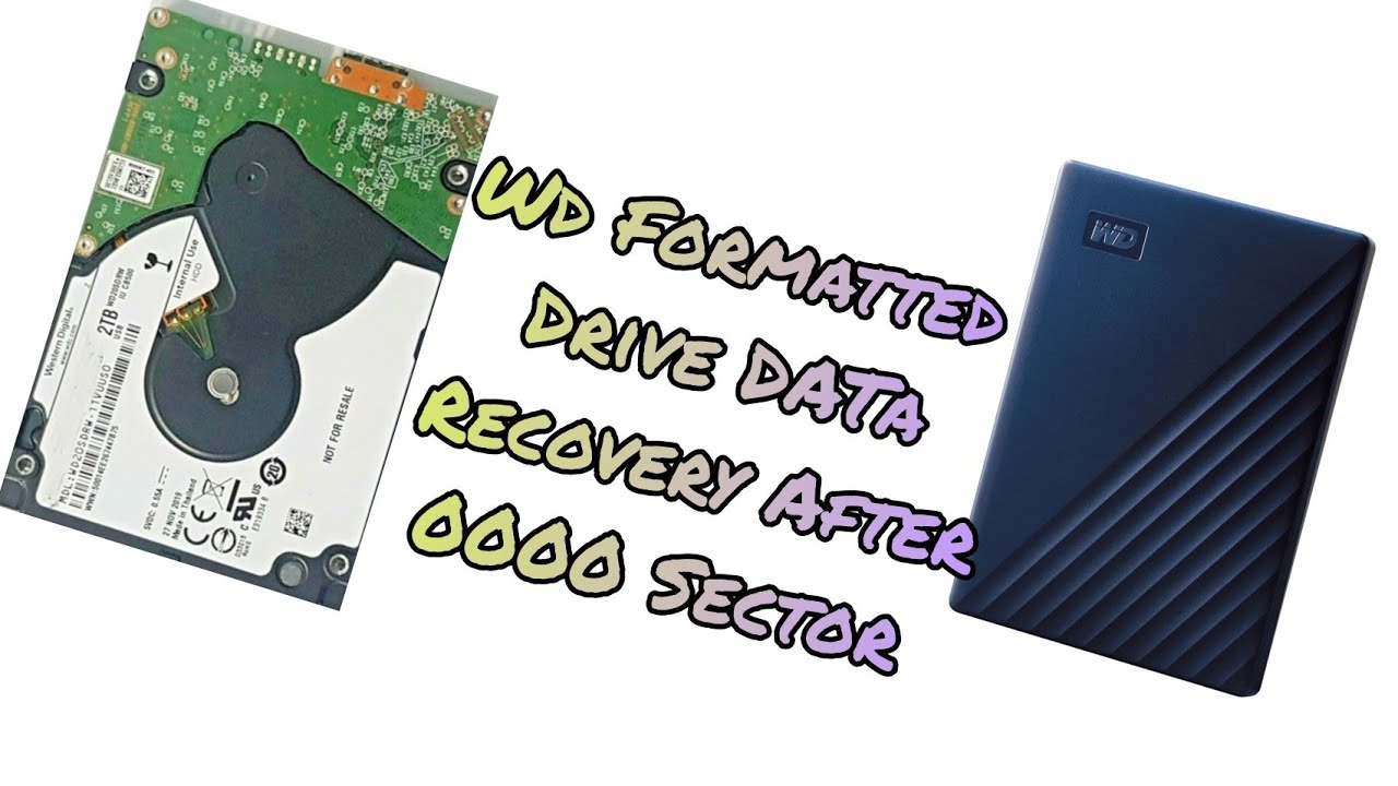 How to Recover Data From Western Digital [WD] Formatted Hard Drive.
