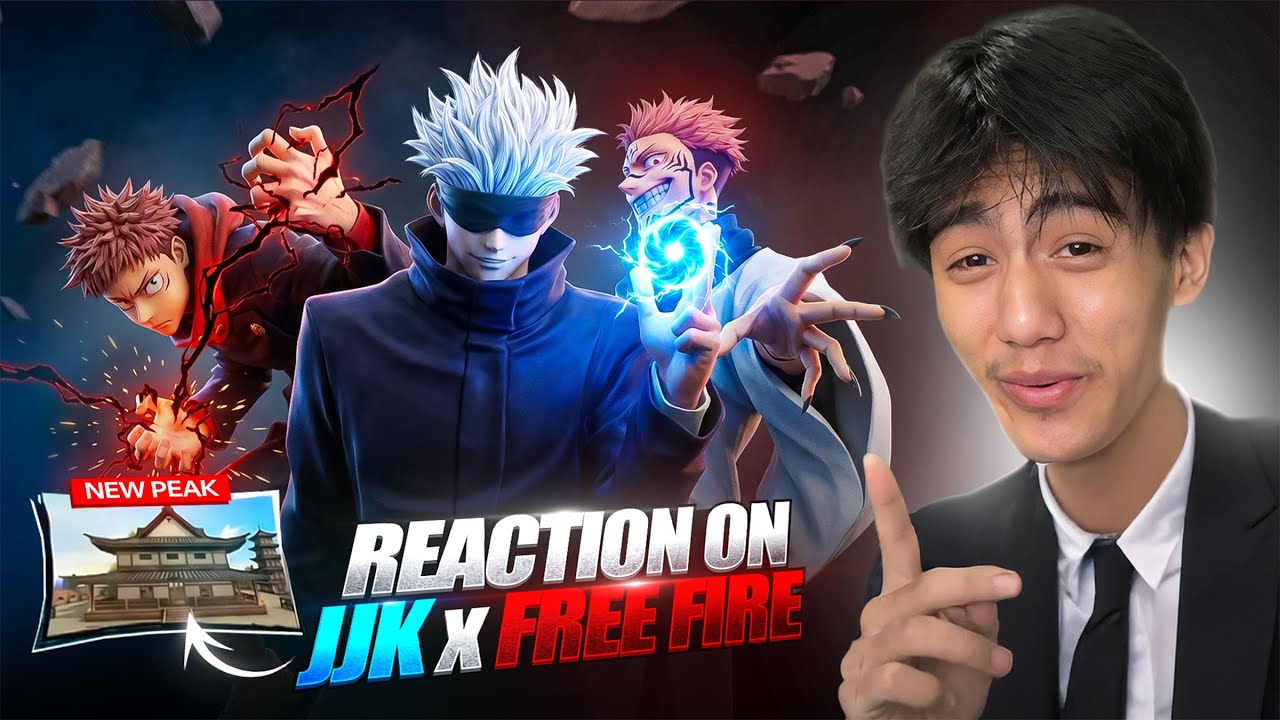 JUJUTSU KAISEN x FREE FIRE IS REAL?! 🤯🔥 New Peak Collab Reaction!