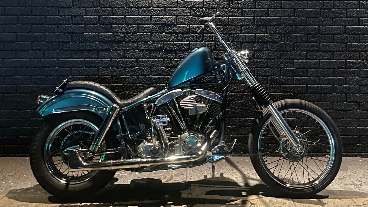 1972 HARLEY DAVIDSON SHOVELHEAD SWING ARM BUILD WALKAROUND