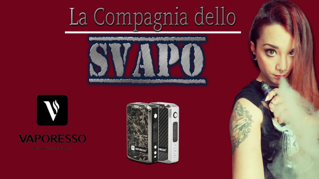 🔝🍮Vaporesso Tarot Pro Vape Mod 160W + #Svaporicetta🍮🔝