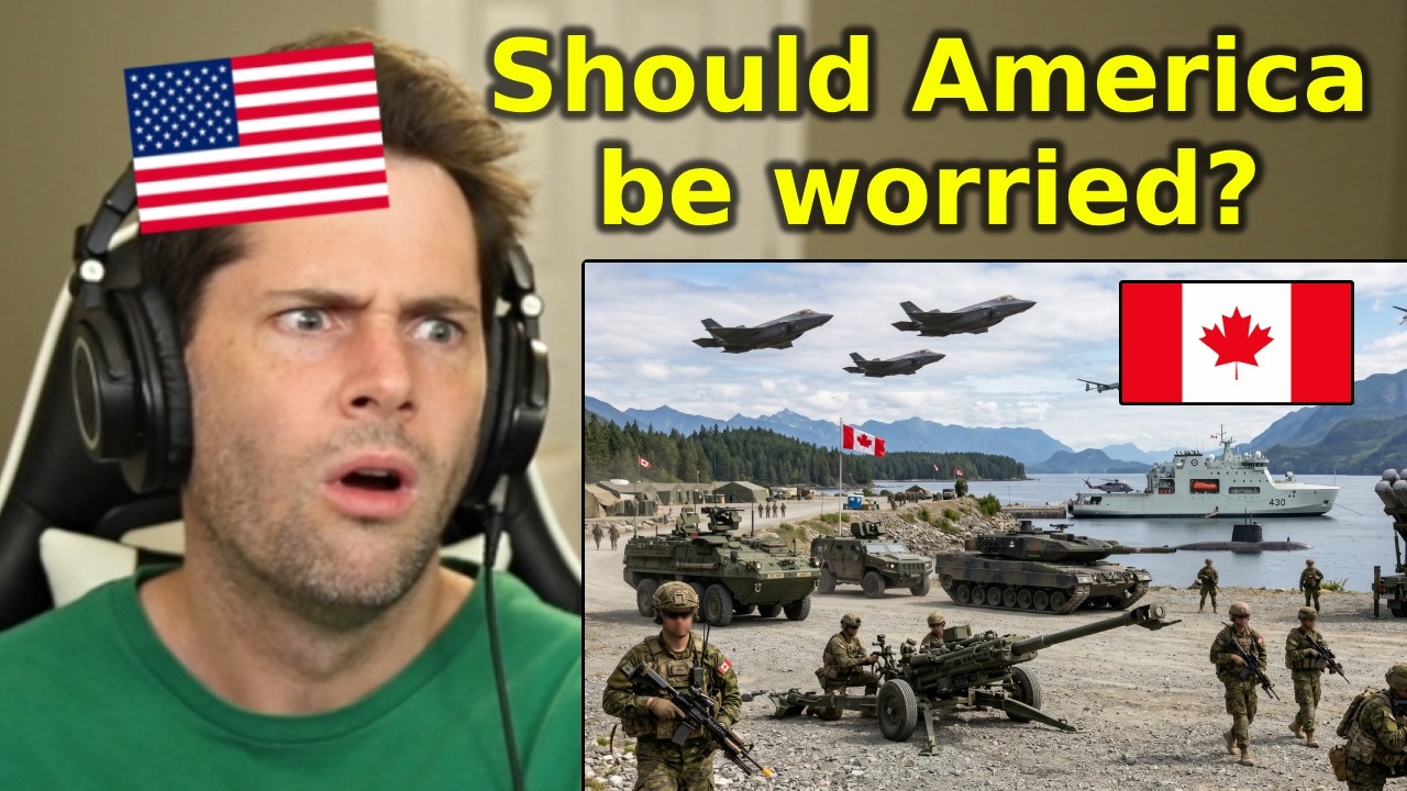 American Reacts to Canada's 1 TRILLION DOLLAR Military Buildup Plan