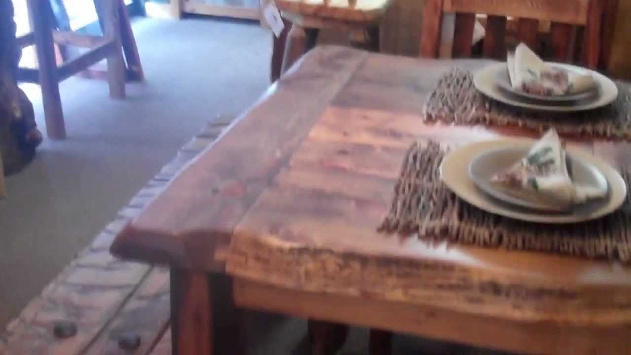 Reclaimed Wood Table - Rustic Aspen Dining Table - Barnwood Dining Table