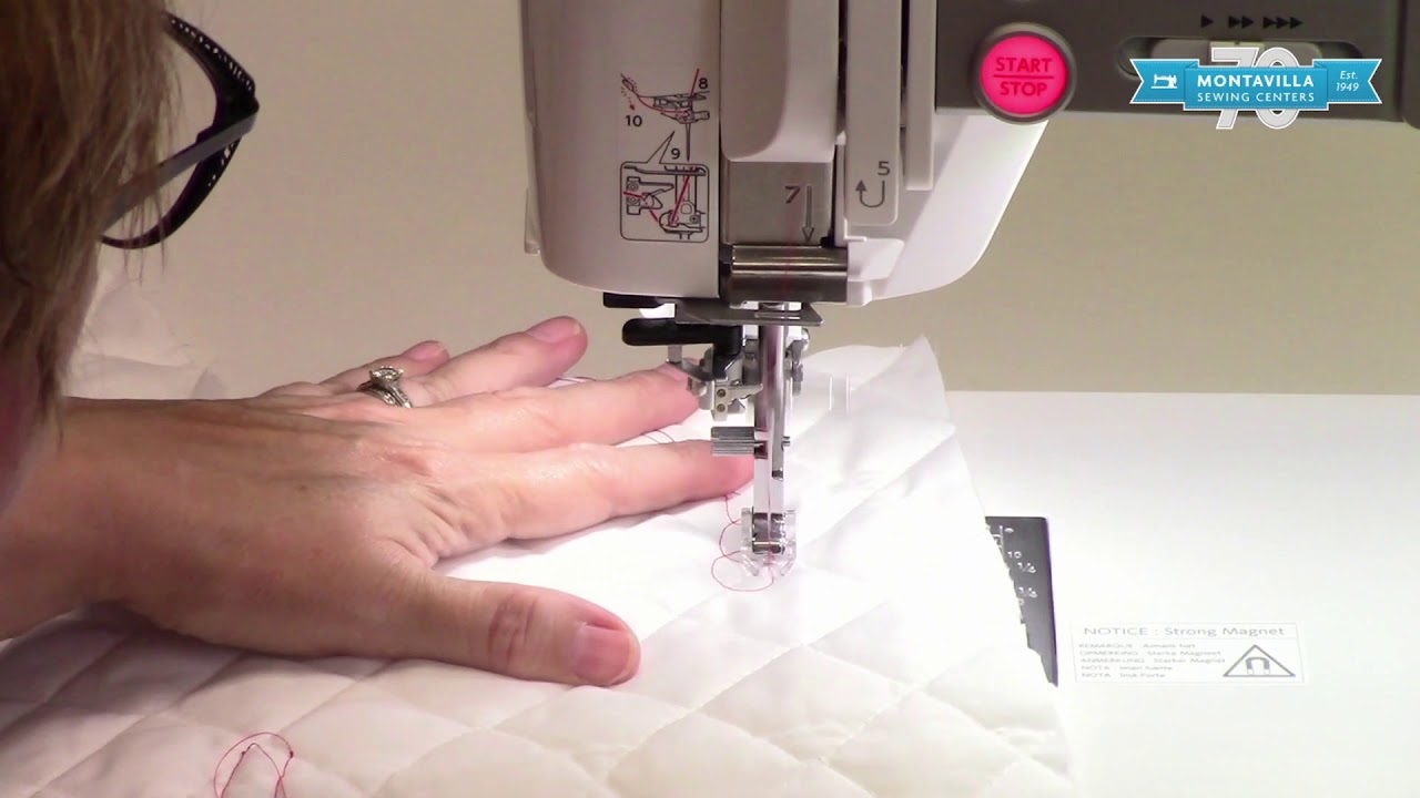 Janome Continental M7 Free Motion Shewing Options - Montavilla Sewing