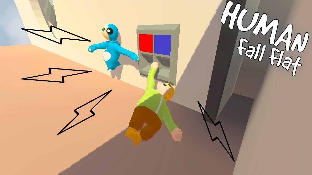 LOS PEORES ELECTRICISTAS 😂 MUY GRACIOSO EN HUMAN FALL CON VITA Y BEBE MILO FLAT