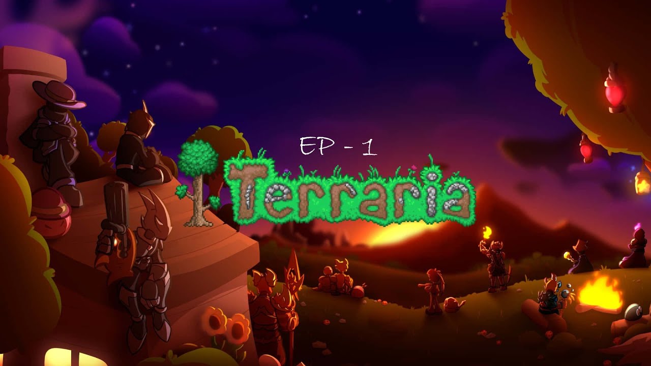 Terraria (w/h Lil. Brother) - EP1 - Starting a new world! [Walkthrough] [NoCommentary]