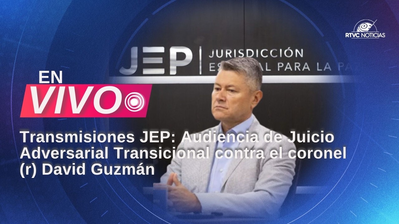 En vivo Audiencia de Juicio Adversarial Transicional contra el coronel (r) David Guzmán.