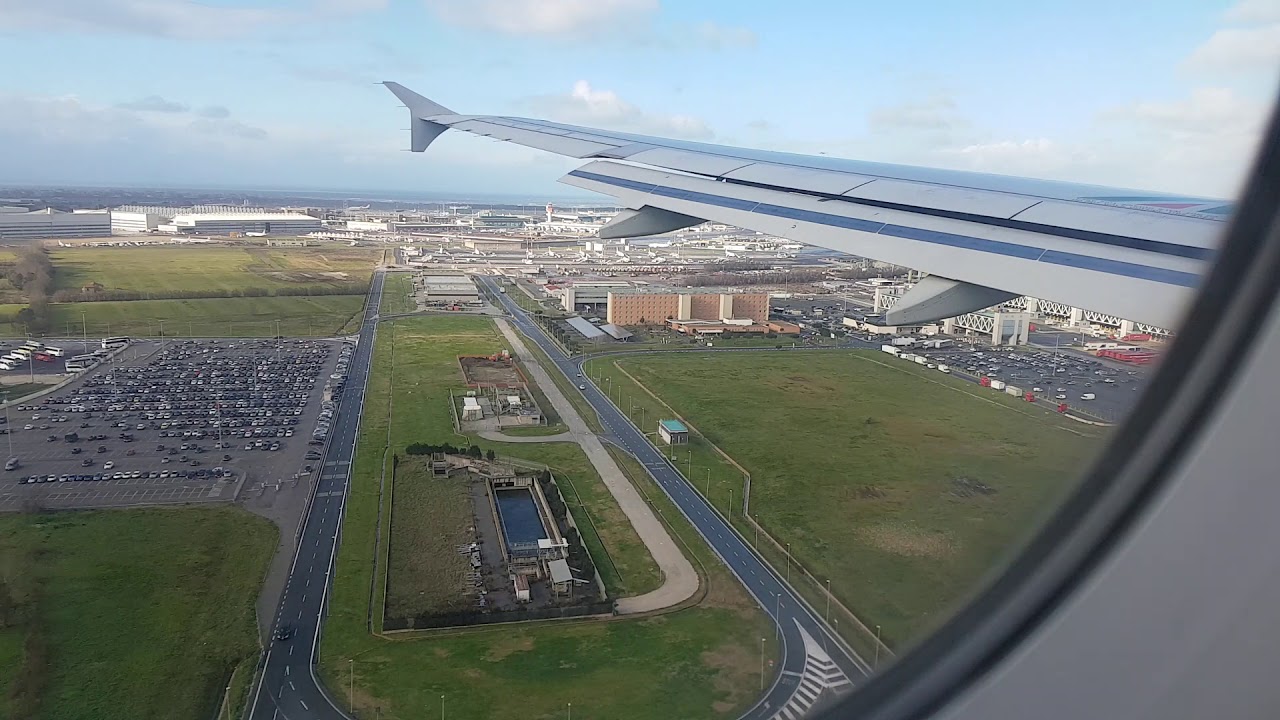 Atterraggio a Roma Fiumicino con Airbus A320 Alitalia