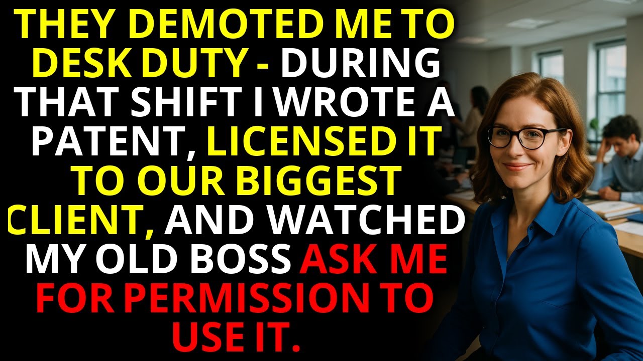She Got Demoted to Receptionist - Then Outsmarted Her Boss with a Patent 💼 | #OfficeRevenge