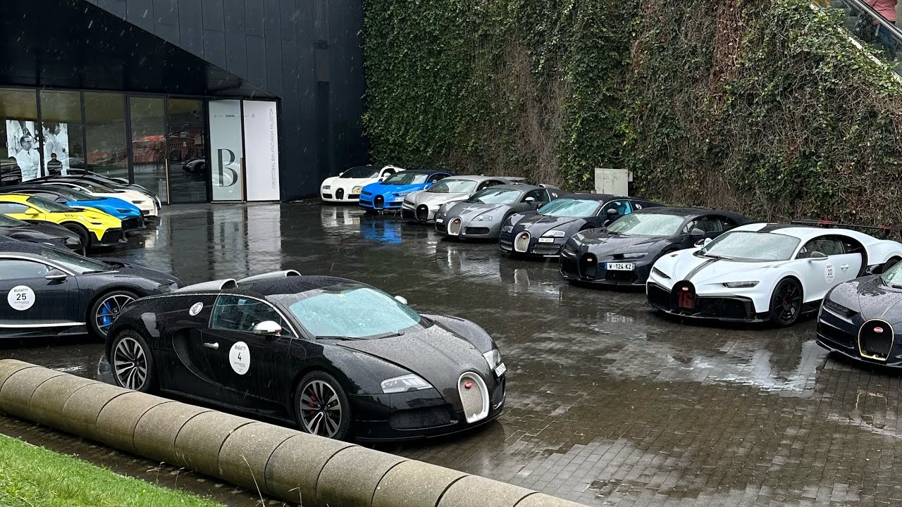 28 Bugatti en Espagne 🇪🇸 😨 Modèles uniques, Chiron Profilée