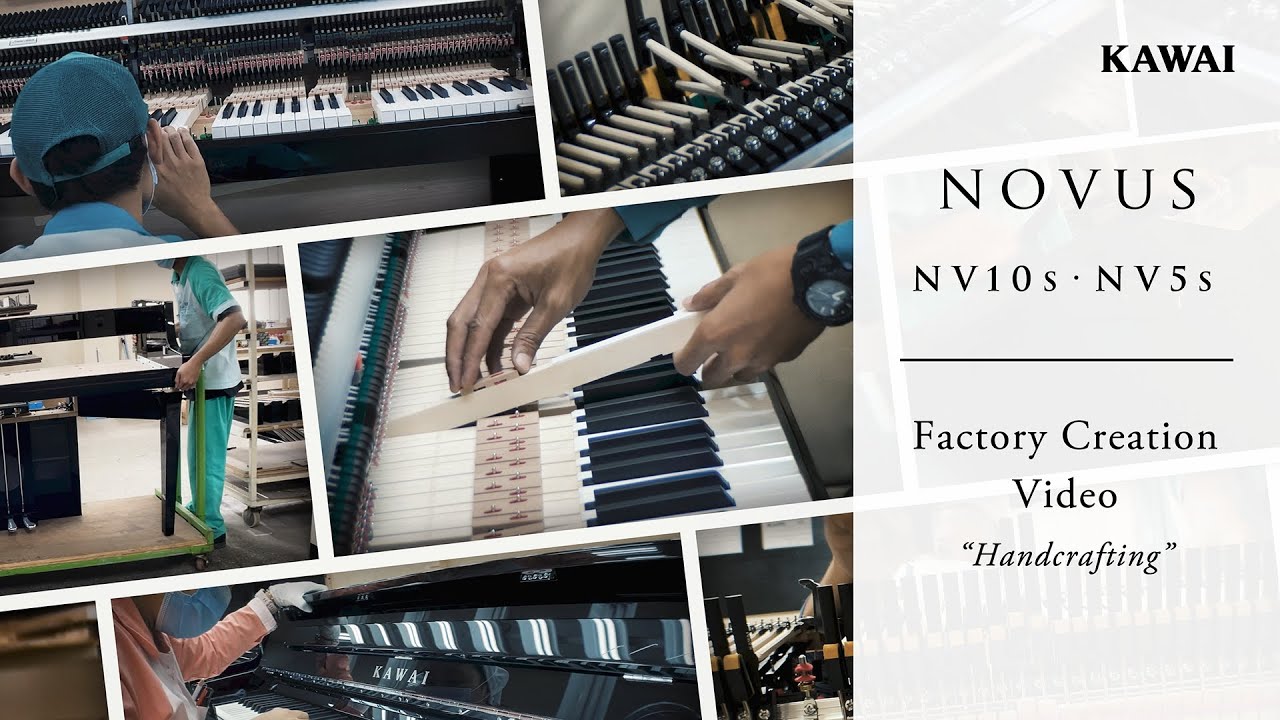 Kawai NOVUS Series Hybrid Piano | Factory creation video - 