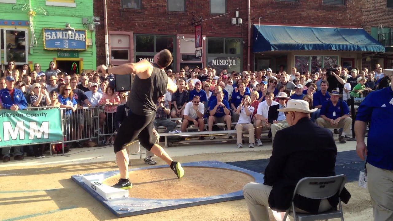 KU Relays Downtown Shot Put 2012 Kevin Bookout 4 of 6