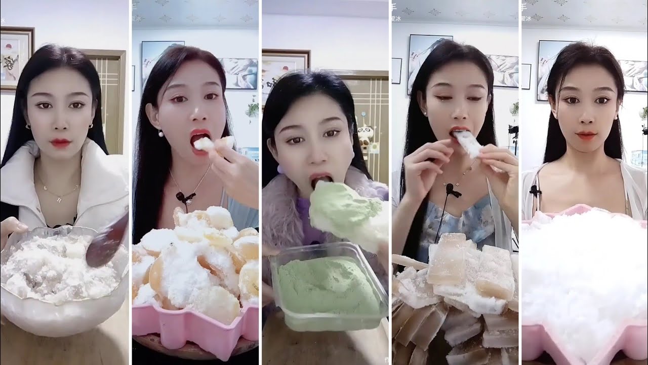 [solo] || only 2114's ice eating asmr || only bites || compilation
