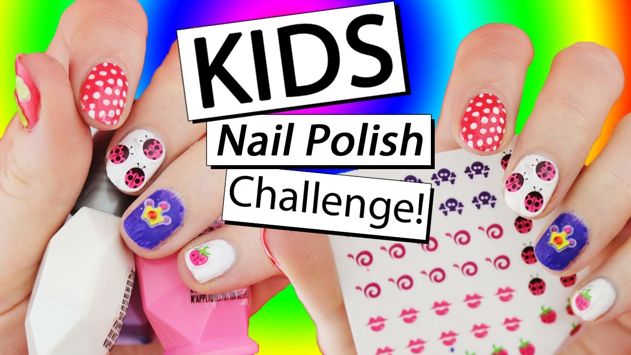 KIDS NAIL POLISH CHALLENGE || Nailed It NZ